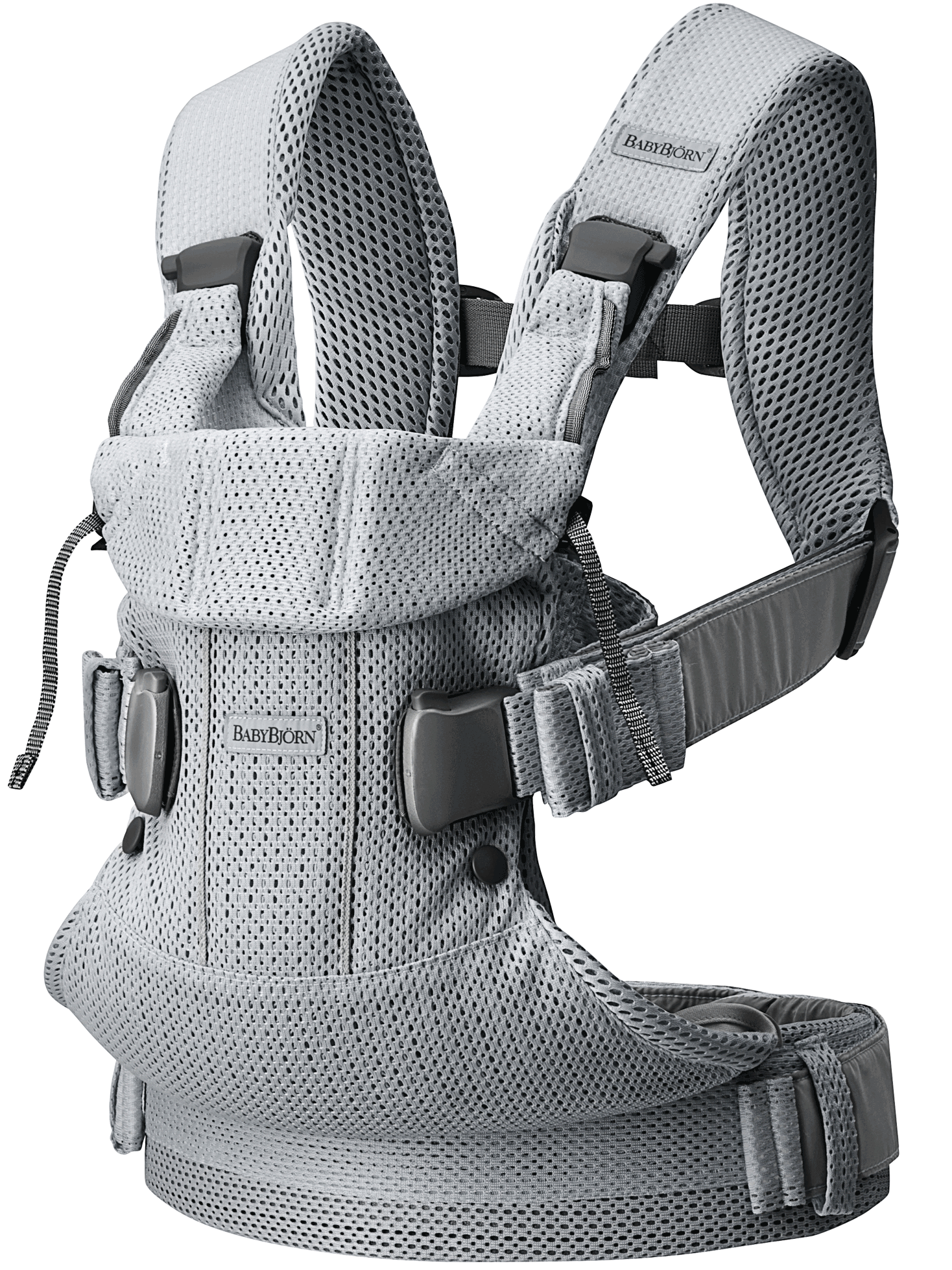 Babytrage One Air - 3D-Netzstoff, Silber - BabyBjörn