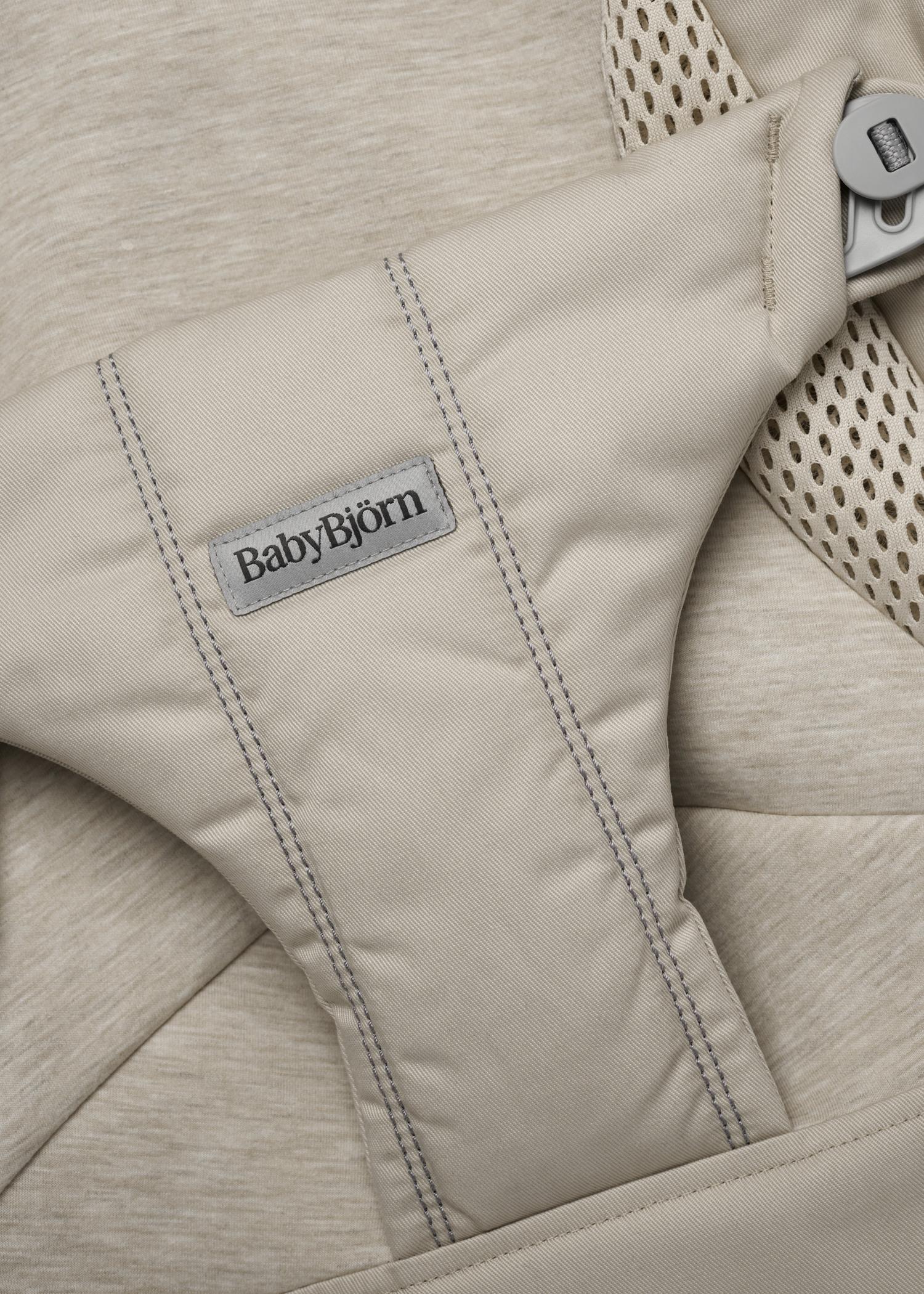 Bouncer Balance Soft in Sand gray Woven/Jersey Trifabric - BabyBjörn