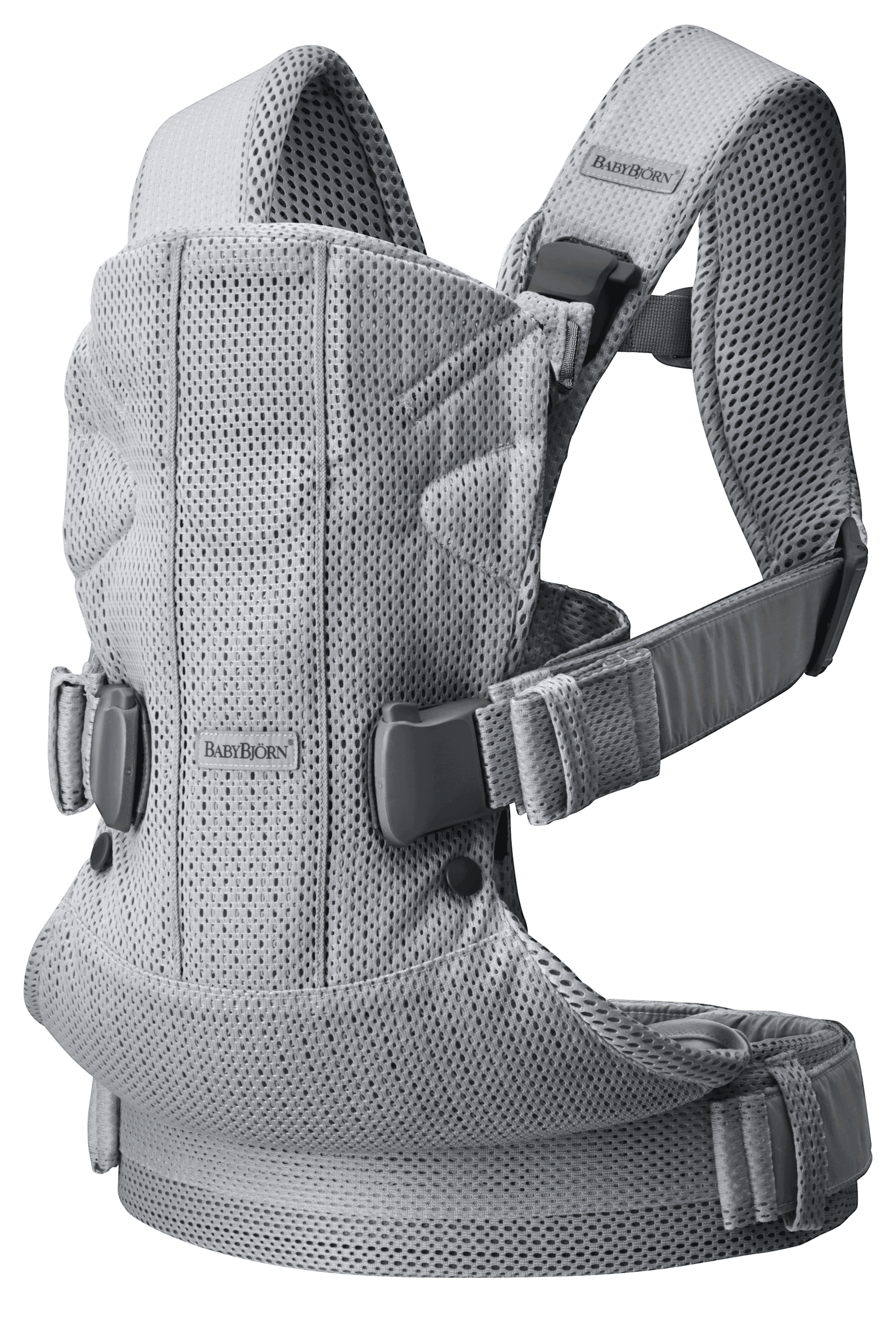 Baby Carrier One Air in Silver 3D Mesh - head support up