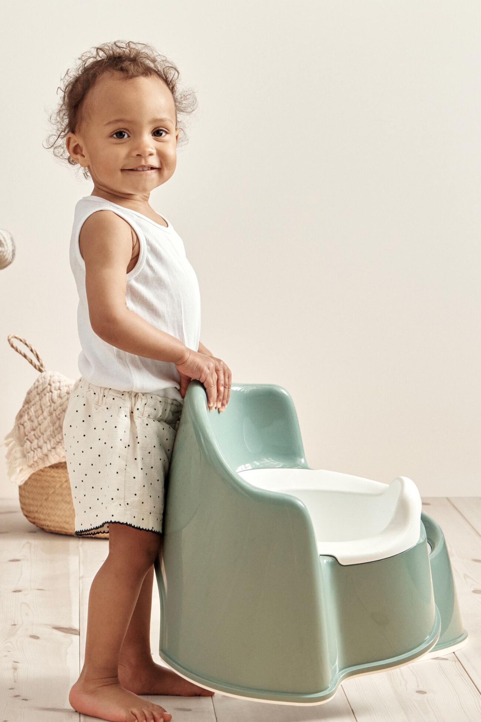 Potty chair powder green BabyBjörn