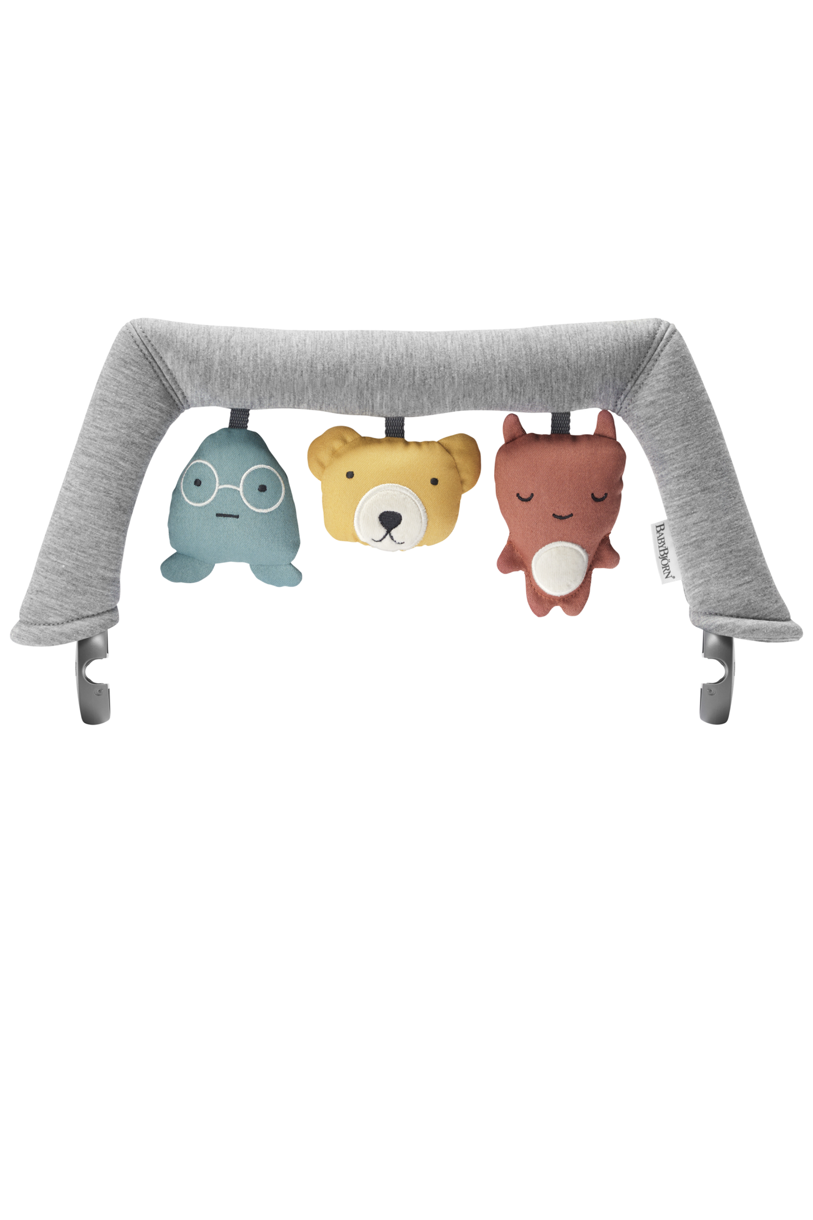 Spielzeug für Babywippe – Weiche Freunde